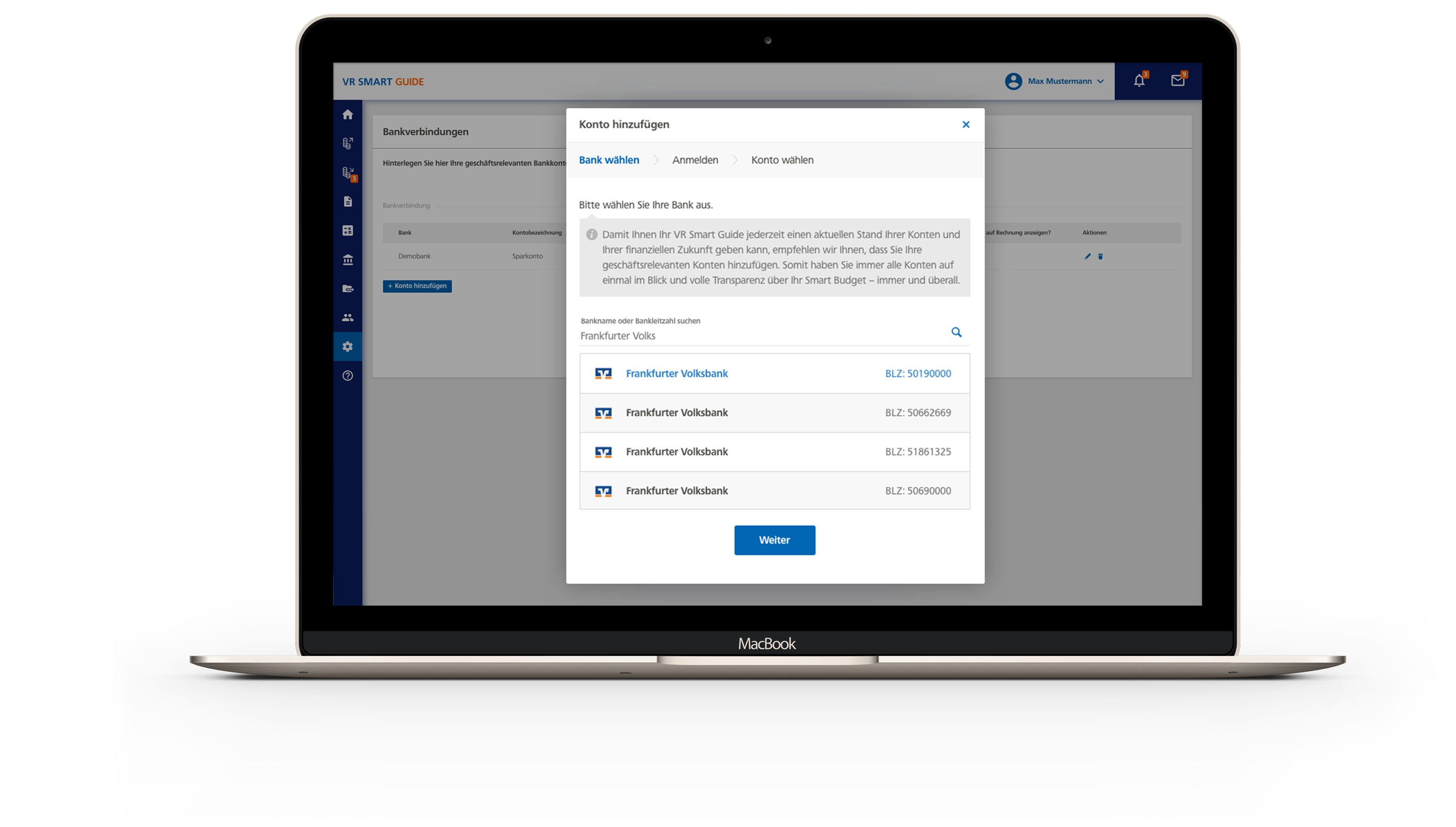 Multibanking: Alle Geschäftskonten auf einen Blick